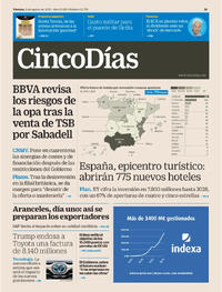 Portada Cinco Días 2025-08-08