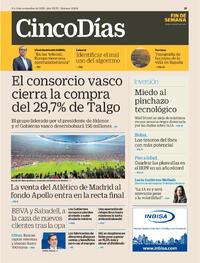 Portada Cinco Días 2025-11-08