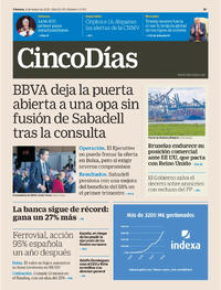 Portada Cinco Días 2025-05-09