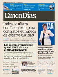 Portada Cinco Días 2025-10-09