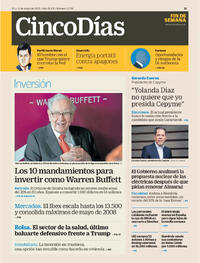 Portada Cinco Días 2025-05-10