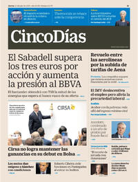 Portada Cinco Días 2025-07-10