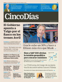 Portada Cinco Días 2025-09-11