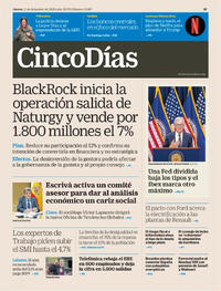 Portada Cinco Días 2025-12-11