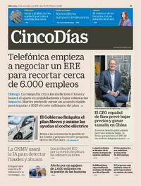 Portada Cinco Días 2025-11-12
