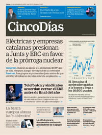 Portada Cinco Días 2025-11-13