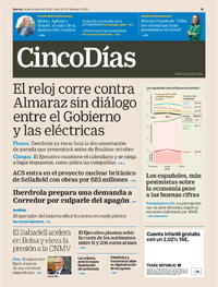 Portada Cinco Días 2025-10-14