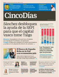 Portada Cinco Días 2025-07-15