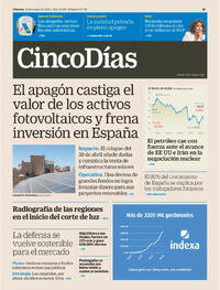 Portada periódico Cinco Días