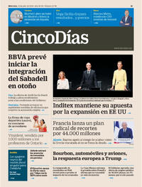 Portada Cinco Días 2025-07-16