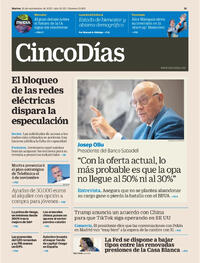 Portada Cinco Días 2025-09-16