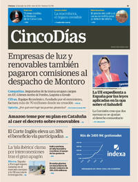 Portada Cinco Días 2025-07-18