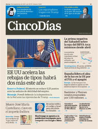 Portada Cinco Días 2025-09-18