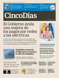 Portada Cinco Días 2025-11-18