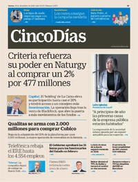 Portada Cinco Días 2025-12-18