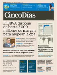 Portada Cinco Días 2025-08-19
