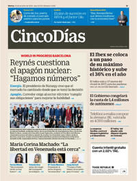 Portada Cinco Días 2025-10-21