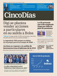 Portada Cinco Días 2025-11-21