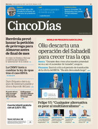 Portada Cinco Días 2025-10-22