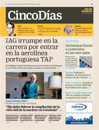 Portada periódico Cinco Días