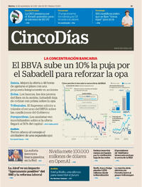 Portada Cinco Días 2025-09-23