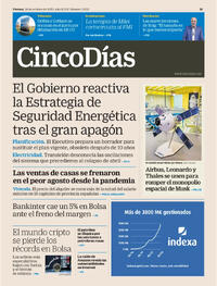 Portada Cinco Días 2025-10-24