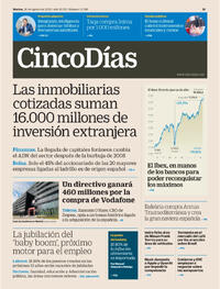 Portada Cinco Días 2025-08-26