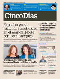 Portada Cinco Días 2025-11-27
