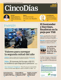 Portada periódico Cinco Días