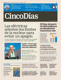 Portada Cinco Días 2025-10-29