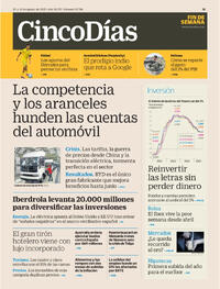 Portada Cinco Días 2025-08-30