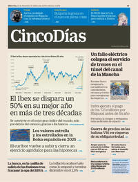 Portada Cinco Días 2025-12-31