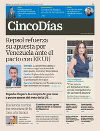 Portada Cinco Días 2026-09-01
