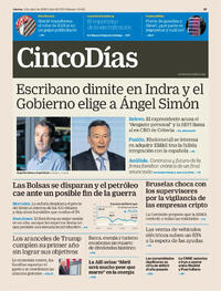 Portada Cinco Días 2026-04-02