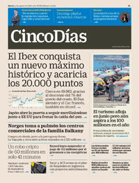 Portada Cinco Días 2026-08-04