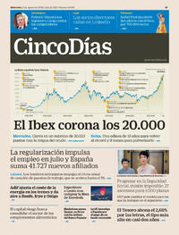 Portada Cinco Días 2026-08-05
