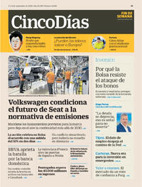 Portada Cinco Días 2026-09-05