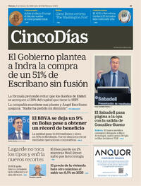 Portada Cinco Días 2026-02-06