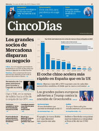 Portada Cinco Días 2026-01-07