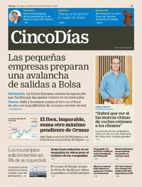 Portada Cinco Días 2026-08-07