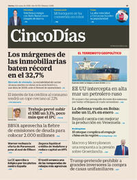 Portada Cinco Días 2026-01-08