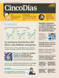 Portada Cinco Días 2026-08-08