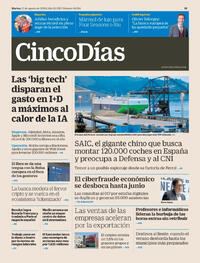 Portada Cinco Días 2026-08-11