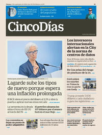 Portada Cinco Días 2026-09-11