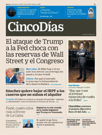 Portada Cinco Días 2026-01-13