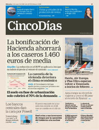 Portada Cinco Días 2026-01-14
