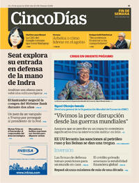 Portada Cinco Días 2026-03-14