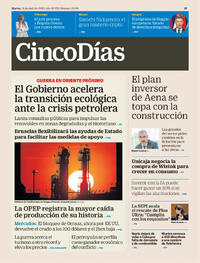 Portada Cinco Días 2026-04-14