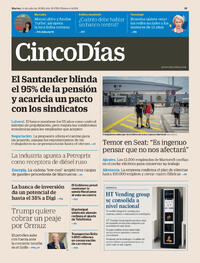 Portada periódico Cinco Días