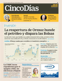 Portada Cinco Días 2026-04-18